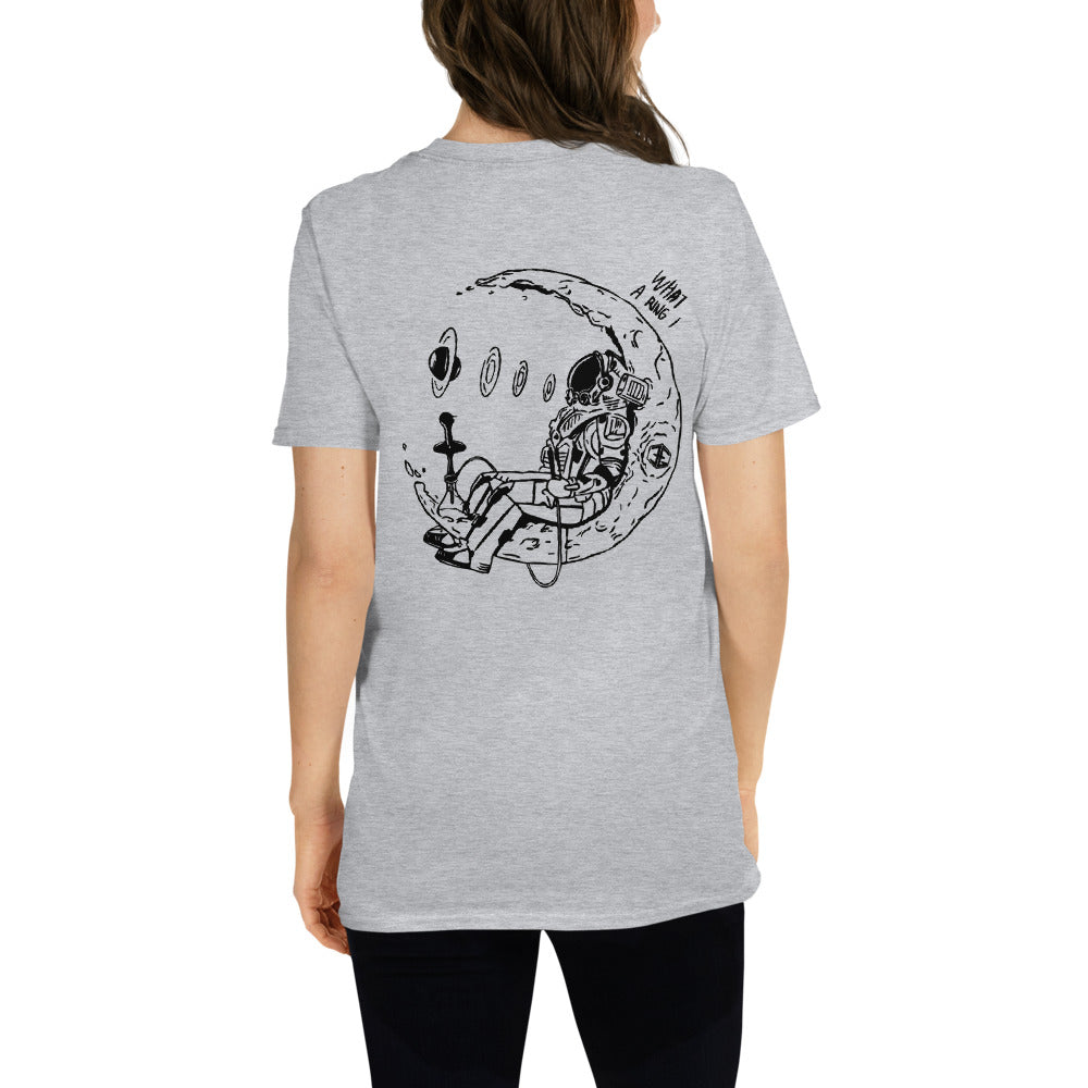 Camiseta Moon Astronaut BW -logo