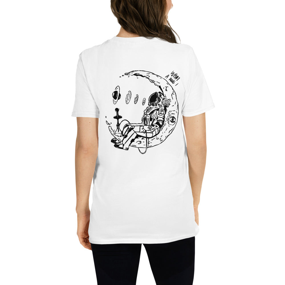 Camiseta Moon Astronaut BW -logo